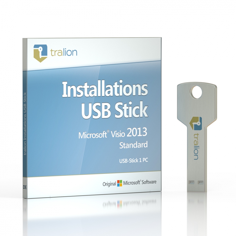 Microsoft Visio 2013 STANDARD - USB-Stick 1 PC