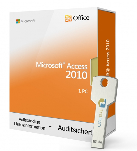 Microsoft Access 2010 incl. Installations-DVD, 1PC
