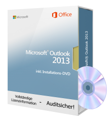 Microsoft Outlook 2013 inkl. Installations-DVD, 1PC