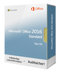 Microsoft Office 2016 Standard - Descarga para 1 Mac